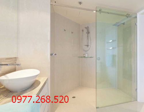 vách kính cường lực nhà tắm