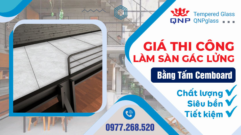Giá Thi Công Làm Sàn Gác Lửng Bằng Tấm Xi Măng Cemboard