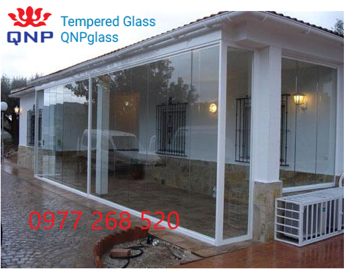 Vách kính cường lực nhà riêng, Vách kính cường lực mặt tiền, Vách kính cường lực nhà dân