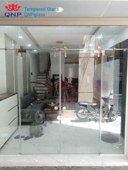 cửa kính cường lực 5 tấm giá rẻ, Dịch vụ thi công cửa kính