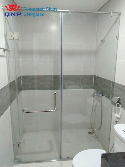 các mẫu phòng tắm kính 2021, Mẫu phòng tắm kính, Vách kính tắm mở lùa đẹp