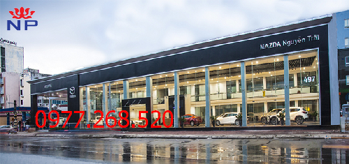 Các loại vách kính cường lực showroom, báo giá vách kính nhà xưởng