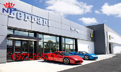 Các loại vách kính cường lực showroom giá rẻ