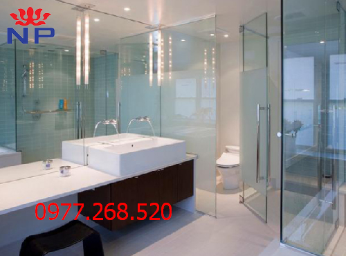 Các loại vách kính cường lực phòng tắm