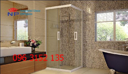 Ưu điểm của vách kính nhà tắm cửa lùa